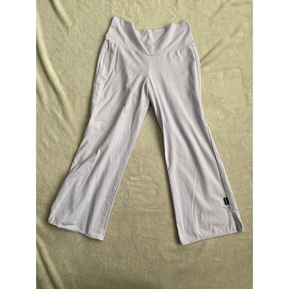 Prana‎ Womens Yoga Pants Breathe Low Rise Size S Y2K Wide Leg Bootcut Purple - Picture 1 of 10